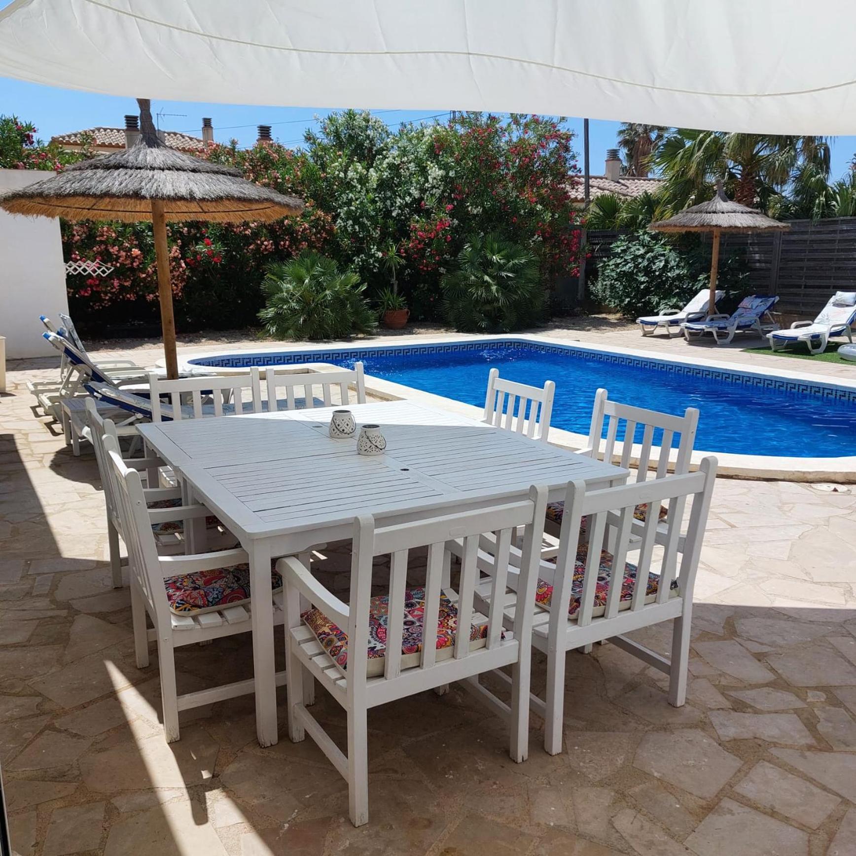Villa Voor 8 Personen Met Zwembad Calafat Esterno foto